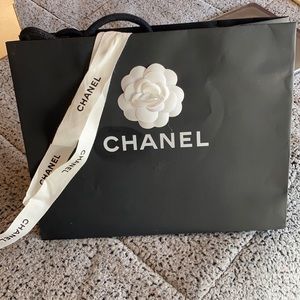 Chanel shopping paper gift bag